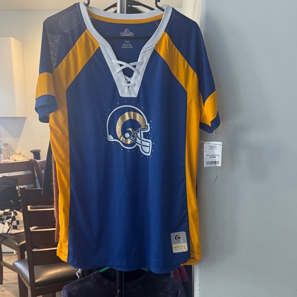 NFL Tops - NFL Blue and Gold Team Jersey